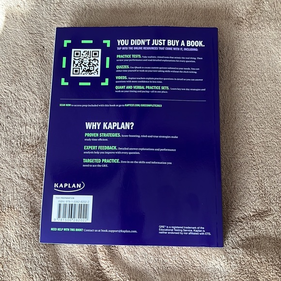 Kaplan GRE Prep Plus 2023 Graduate Record Examination - Picture 2 of 2